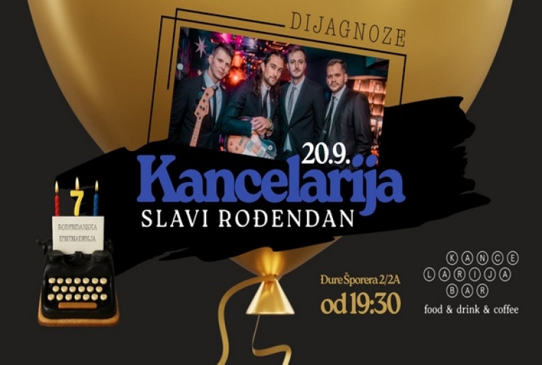 Kancelarija Bar i Kancelarija Brunch Bar slave godišnjice uz koncert i veliko druženje