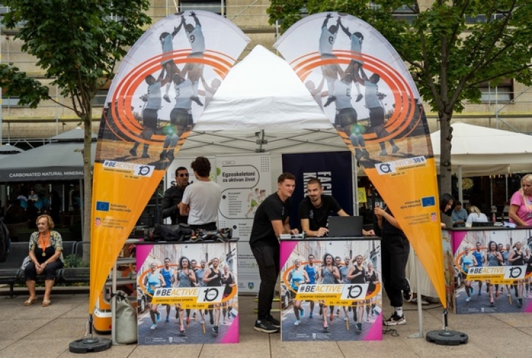 Cvjetni trg oživio sportom i zajedništvom: Deseti Europski tjedan sporta svečano je otvoren u Zagrebu!