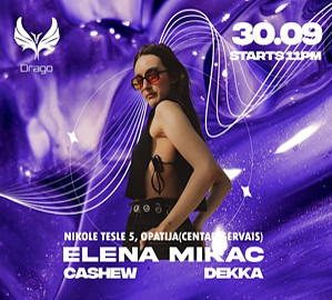 Klub 'Drago' Opatija - DJ Elena Mikać - 30.09.